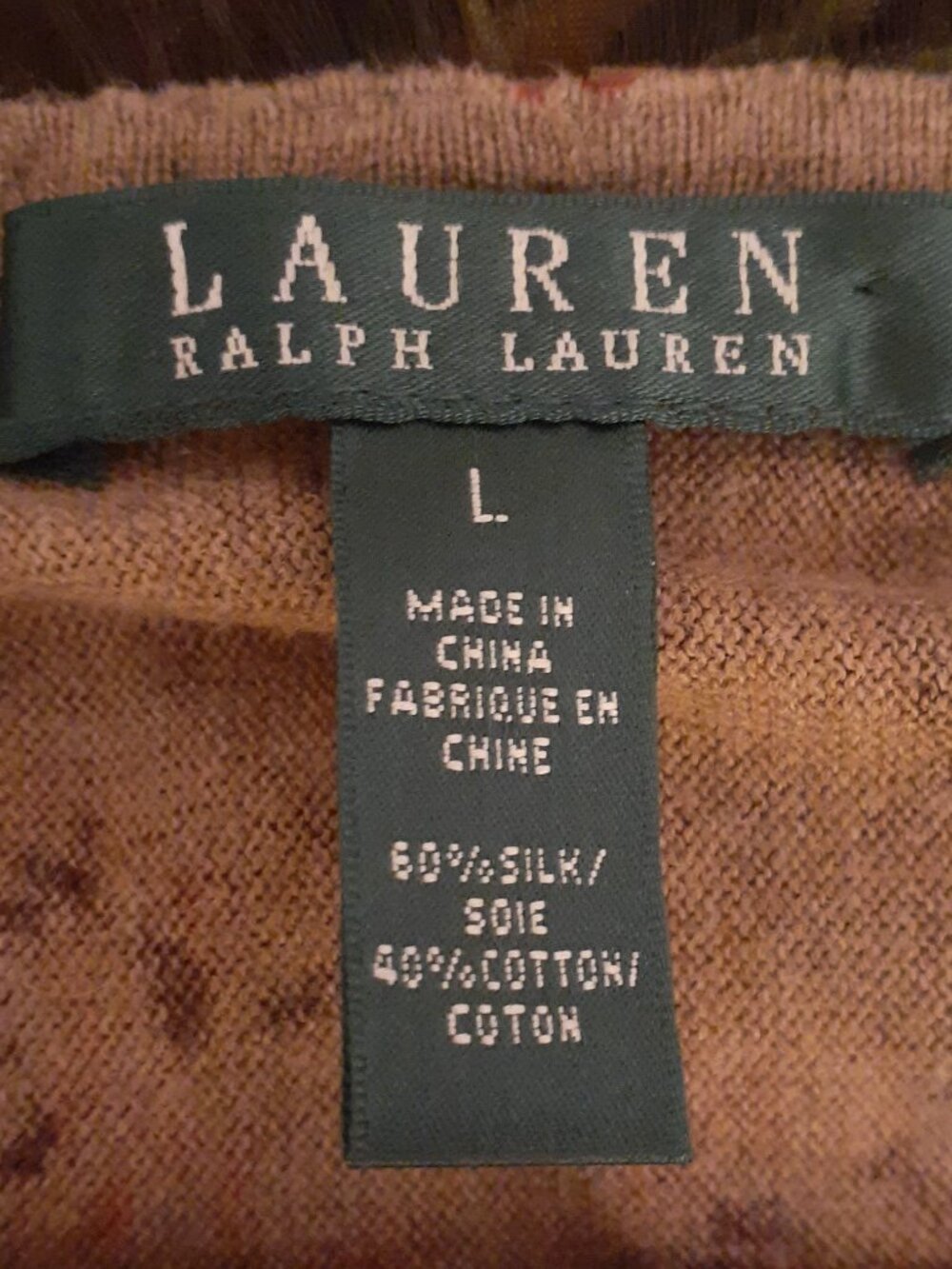 Lauren Ralph Lauren Floral/Ribbon Sweater - Picture 7 of 11